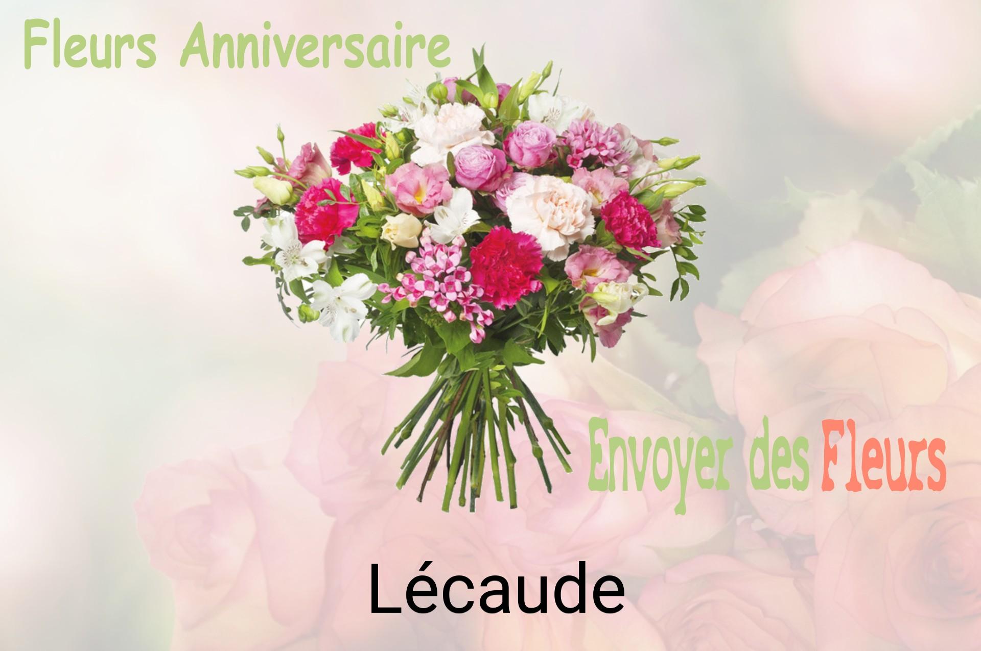 Bouquet de fleurs d’anniversaire livré à Lécaude